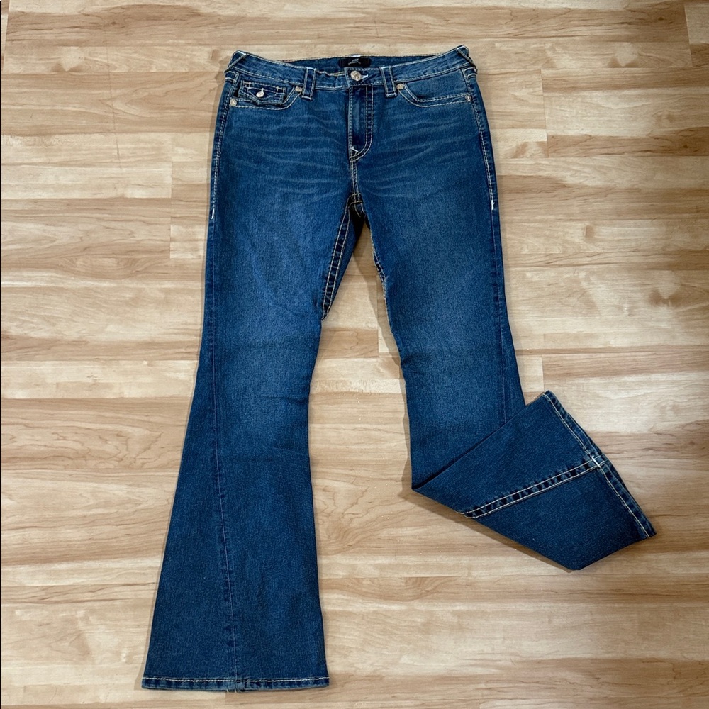 True Religion Dark Blue Flare Jeans